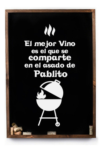 Caja Decorativa Original Para Exibir Corchos O Chapitas 0
