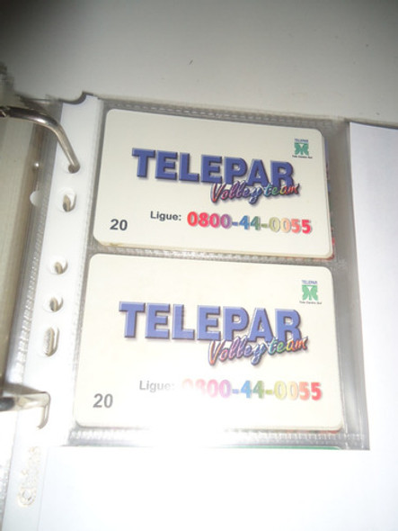 Cartão Telefônico- Telepar-volley Tean-(l-2)-c/camisinha 0