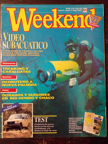 Revista Weekend N° 265 Con Mapa Y Suplemento Motor 10/94 0