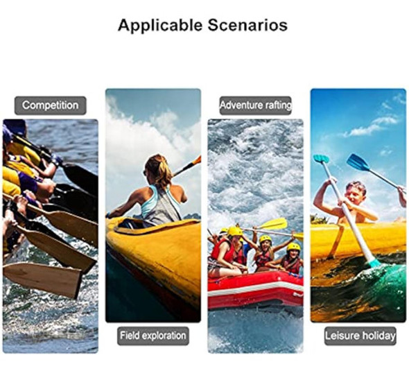 Lioobo 2pcs Telescopic Kayak Paddle Rafting Boat 1