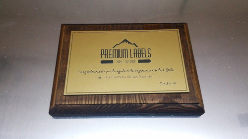 Plaquetas Conmemorativas, Placas Recordatorias 1