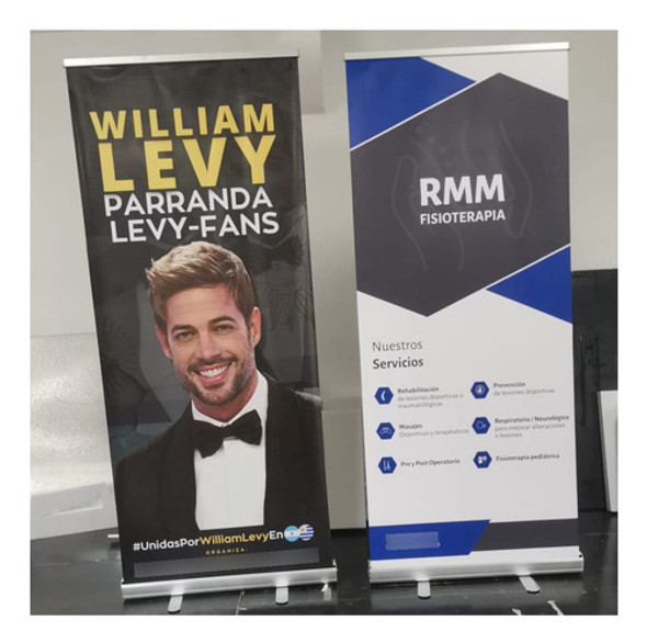 Roll Up, Estructura, Soporte + Lona Impresa 120x2 1