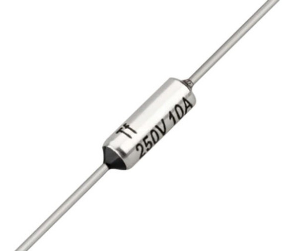 Fusible Termico Axial 128ºc 10a 250vac Protector Termico 0