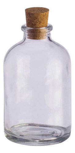 Botellita Frasco De Vidrio Vial 50cc Con Corcho X40 Unid. 0