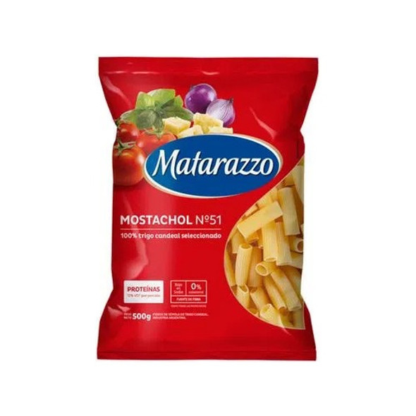 Fideos Mostachol Matarazzo X 500 Gr 0