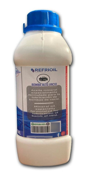 Aceite Bomba Vacio Original 500 Ml Repjul Refrigeración 1