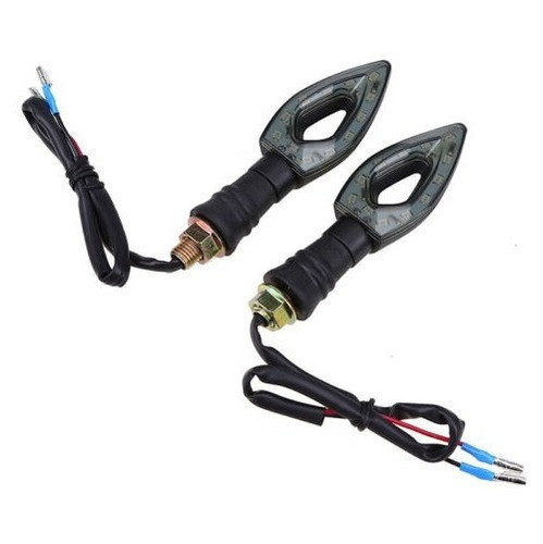 Señalero Led Punta Flecha Para Moto Lux Led X Jgo 1