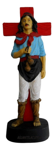 Gauchito Gil Imagen Irrompible Grande Pvc 22 Cm 0