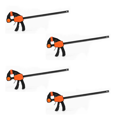 Combo Hamilton Prensa Sargento 18 Liberacion Rápida X4 0