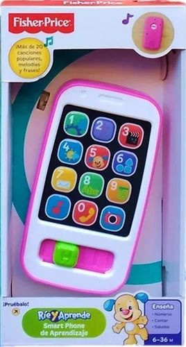 Fisher Price - Smartphone De Aprendizaje Color Rosa - 1