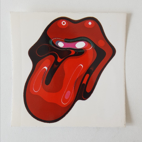 Vinilo Rolling Stones Sticker Lengua Original Emi Argentina 0
