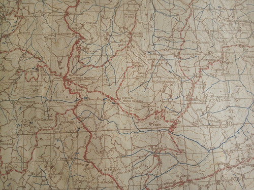 Antigo Mapa Da 2 Guerra- Itália- Pavullo Nel Frignano- Atenç 1