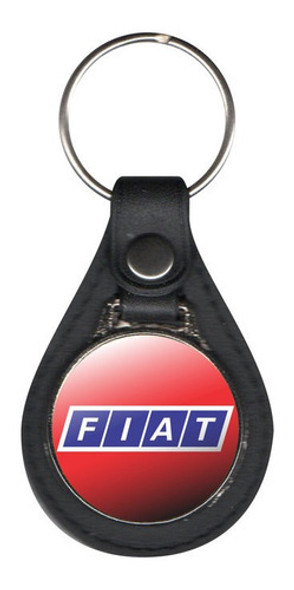 Llavero Fierrero Simil Cuero 031 - Fiat Rojo 0
