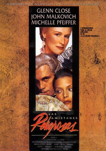 Relaciones Peligrosas- Glenn Close- John Malkovich Dvd 0