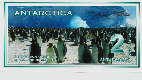 Fk Billete Antartida 2 Dolares 2009 Polimero Pinguinos. 0 Fk Billete Antartida 2 Dolares 2009 Polimero Pinguinos. 0