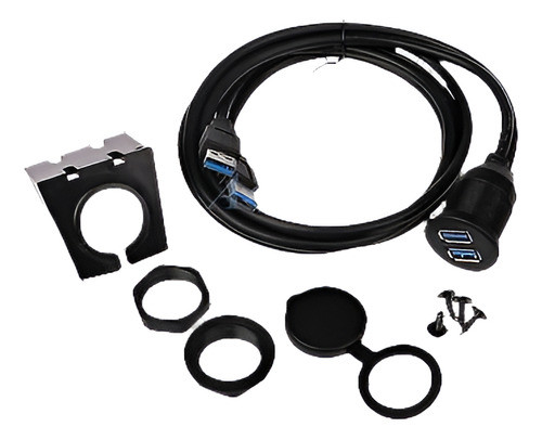 Dual Usb 3.0 Dash Mount Alargador Para Coche Barco Motocicle 0