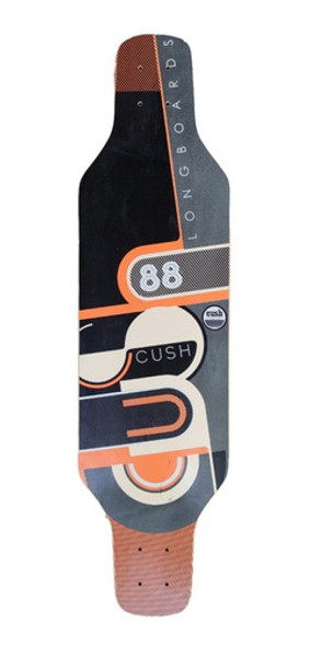 Shape Cush Longboard Skate Marfim Sm10 90x24cm 1