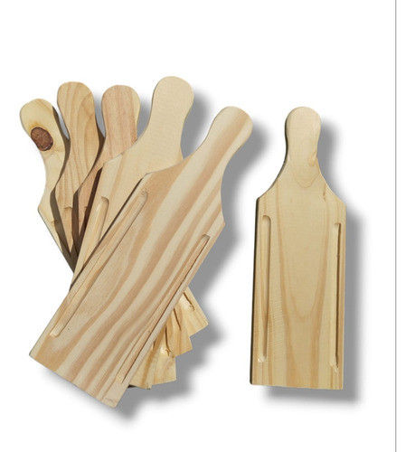 Set Tablitas Madera X6 Tablas Picadas Cocina Canaleteadas 1