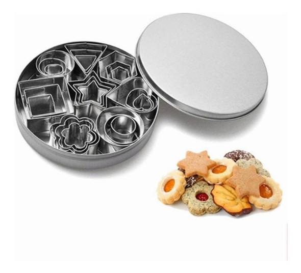 Conjunto De Moldes De Corte De Confeiteiro De Aço Inoxidável 0
