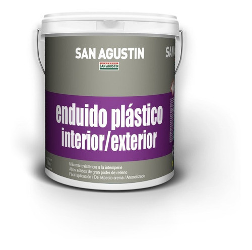 Enduido Plástico Interior/exterior San Agustin 20l 0