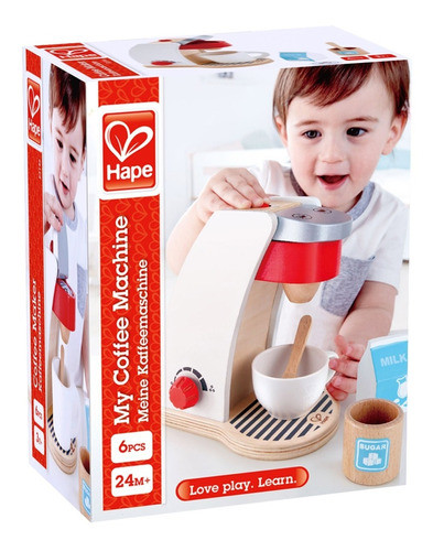 Hape Mi Cafetera De Madera 3146-pido Gancho 0