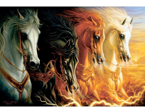 Puzzle 2000 Piezas The Four Horses Of Ap - Anatolian 1