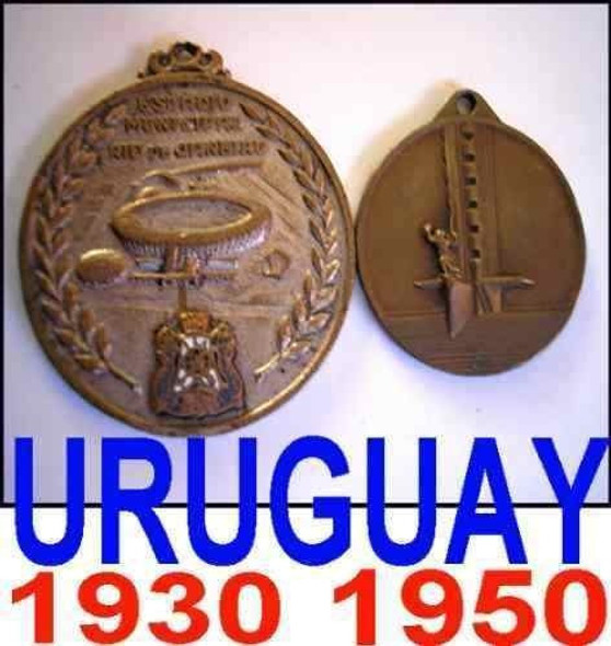 Uruguay 1930 1950 Futbol Medallas Maracana - Campeon Mundial 0