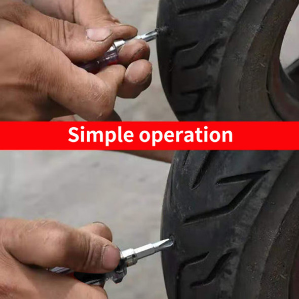 Kit De Reparo De Pneus A Vácuo De Borracha De Plástico Nails 1 Kit De Reparo De Pneus A Vácuo De Borracha De Plástico Nails 1