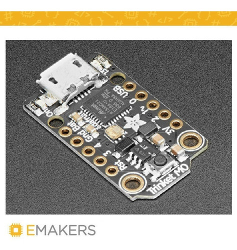 Placa Adafruit Trinket Arm M0+ Ide Arduino + Python  Emakers 1