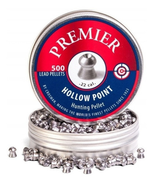 Balines Crosman Premier 5 Latas X 500 5.5 Hollow Point Local 0