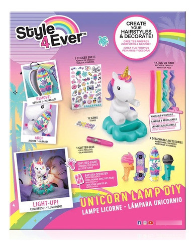 Unicornio Lámpara Diy - Unicorn Lamp Diy - Style 4 Ever 1