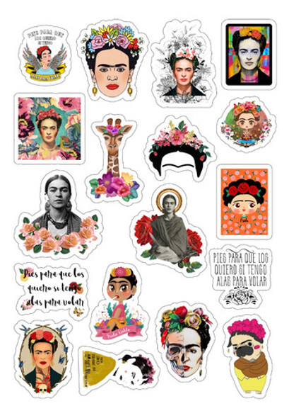 Frida Kahlo - Stickers - Calcos - 0
