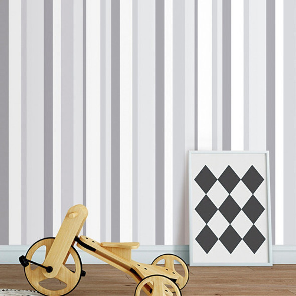 Papel De Parede Listras Infantil Cinza Quarto Adesivo 2,5mts 0 Papel De Parede Listras Infantil Cinza Quarto Adesivo 2,5mts 0