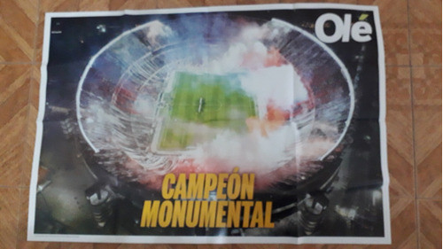 Ole 19 Julio 2023 Messi Miami + Poster Doble River Campeón 1