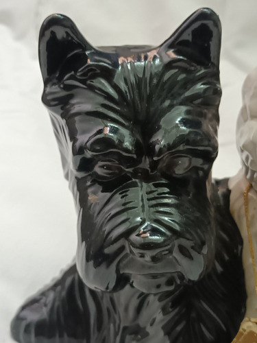 Botella Whisky Black & White Decantador Ceramica Coleccion 1