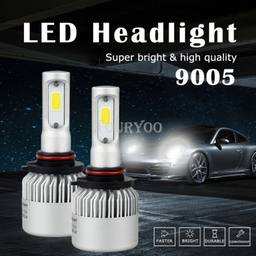 16000lm Carretera Hb3 9005 A1 6500k Led Bombillas Para Chevy 1