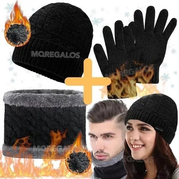 Kit De Invierno Guantes Magicos Gorro Cuello Peluche Unisex 1 Kit De Invierno Guantes Magicos Gorro Cuello Peluche Unisex 1