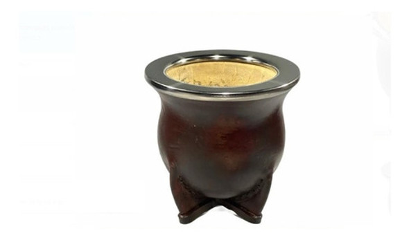 Mate Uruguayo Camionero Cuero Acero Inoxidable Mayorista 5u 0