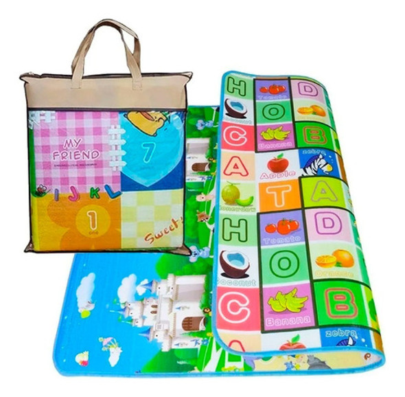 Alfombra Colchoneta Infantil Anti Golpe Bebe 180x150cm 0
