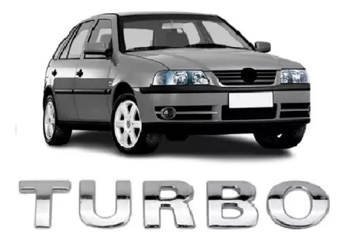 Emblema Volkswagem Turbo Pequeno Glll 0