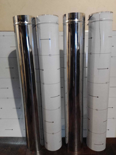 Caño 8 Pulgadas Acero Inoxidable Calidad 430. 1