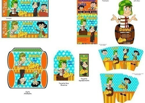 Kit Imprimible Para Tu Fiesta De El Chavo Del 8 1 Kit Imprimible Para Tu Fiesta De El Chavo Del 8 1