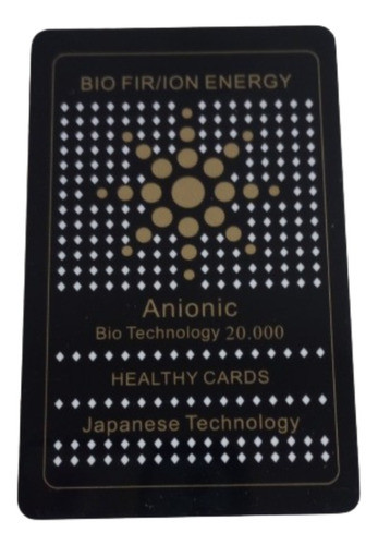 Tarjetas Anionic Antirradiacion 20000 Iones Para La Salud 0