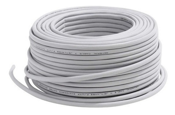 Cable Coaxil Rg59 Blanco Indeca Rollo De 300 Mts 40% Malla 1