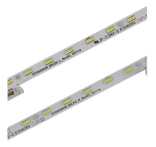 Kit De 2 Tira L+r 66 Led Sony Kd-65x725e 71.5cm 6v 1