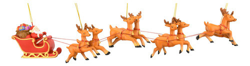 Arbol Buddees - Juego De 5 Piezas De Trineo De Papa Noel Com 0