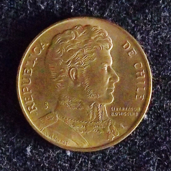 Chile 1 Peso 1986 Sin Circular Km 216.1 1