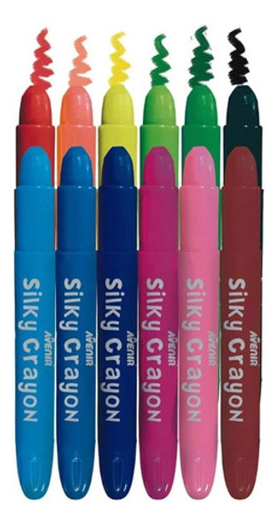 Crayones Silky Leon X 12 Unidades Lavables Avenir 1
