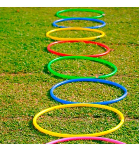 Aro 50cm Hula Hula X10 Unidades Varios Colores Coordinación 1