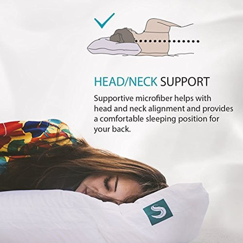 Almohada De Cama Sleepgram - Loft Ajustable Premium - Almoha 1